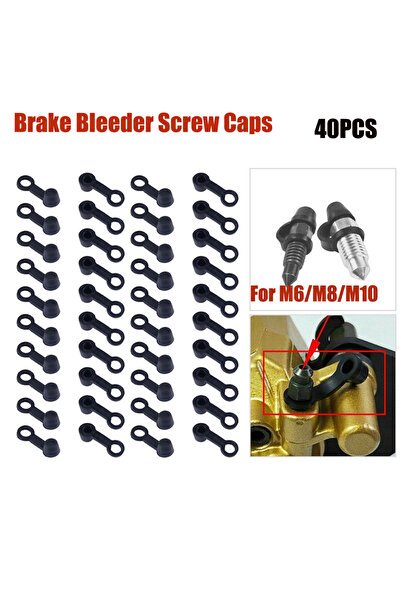 Choice1 40pc 20/30/40PCS Brake Bleeder Screw Cap Grease Zerk Fitting Cap Dust...