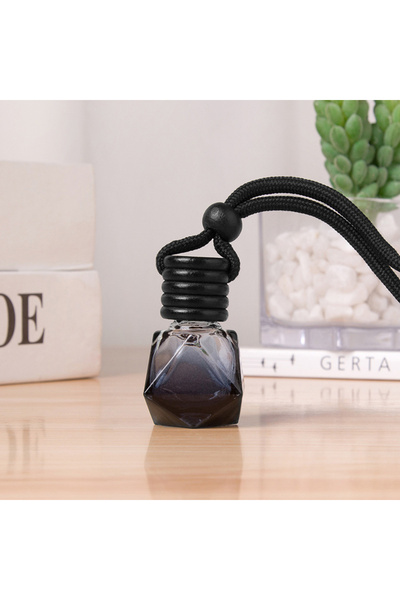 Choice3 A4 1Psc Black Cap Dyed Square Cap Empty Bottle Car Essential Oil Diff...