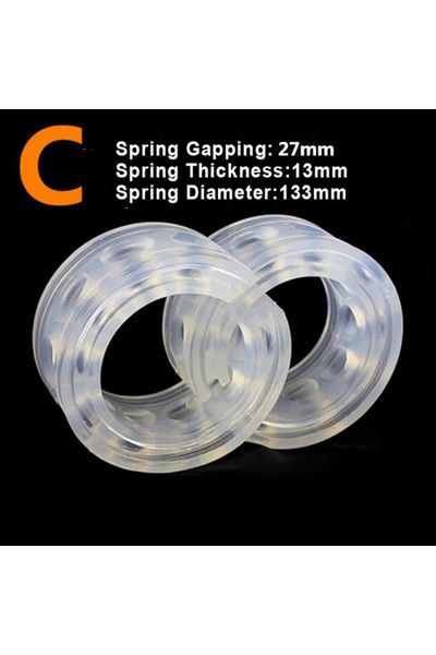 Choice C Type 2Pcs Urethane Car Shock Absorber Spring Bumper Universal Suspen...