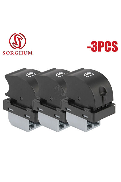 Choice1 3PCS Buttons SORGHUM Power Passenger Window Switch Control Single But...