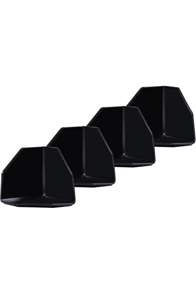 Choice مجموعة من 4 قطع سوداء لتنظيم صندوق السيارة، فاصل صندوق السيارة بقاعدة ...