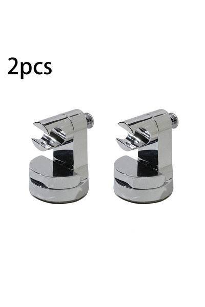 Choice 2PC Silver New Shower Holder 360°Adjustable Self-adhesive Shower Head ...