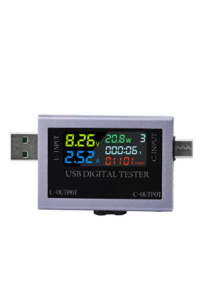 Choice1 USB TYPE-C USB+Type-C Capacity Tester DC 4.5-50V 0-8A Multi-function ...