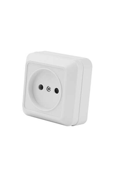 Choice4 مقبس واحد غير مؤرض، أبيض، معيار الاتحاد الأوروبي، مفتاح تشغيل/إيقاف، ...