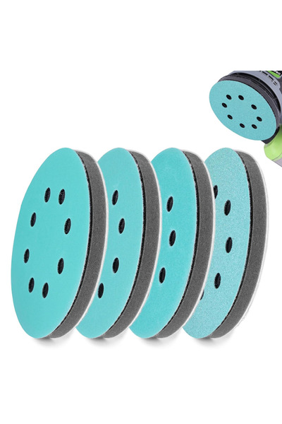 Choice 5 inches 5inch/125mm Orbital Sander Interface Pad and Sanding Disc, 4 ...