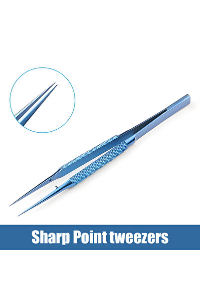 Choice1 ملقط حاد دقيق من سبائك التيتانيوم لإصلاح بصمات الأصابع بشكل احترافي