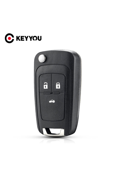 Choice غطاء مفتاح تحكم عن بعد بثلاثة أزرار من KEYYOU، طراز HU100، مناسب لسيار...