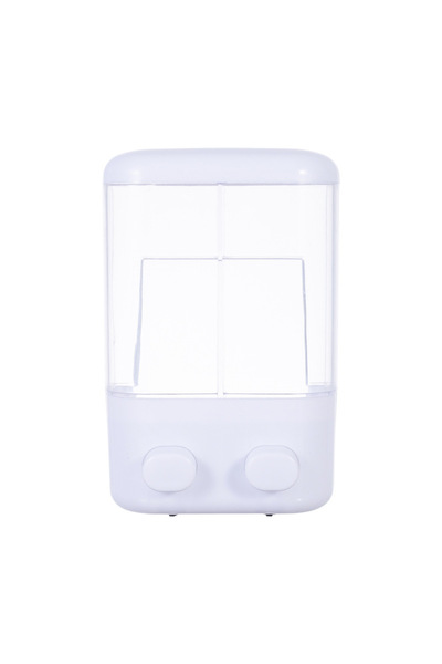 Choice موزع صابون مزدوج مثبت على الحائط بسعة 500/1000 مل، يعمل بالضغط اليدوي،...