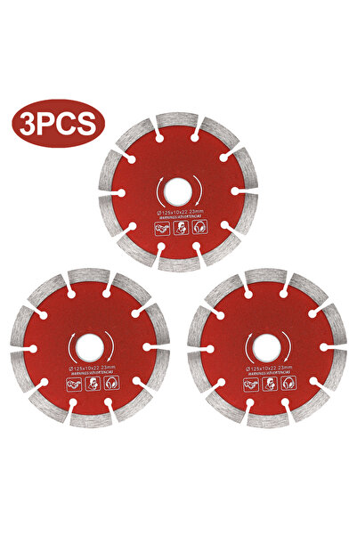 Choice 3 قطع 125 مم، 1/3/5 قطع شفرات منشار ماسية 125 مم، عجلة قطع جافة لحفر أ...
