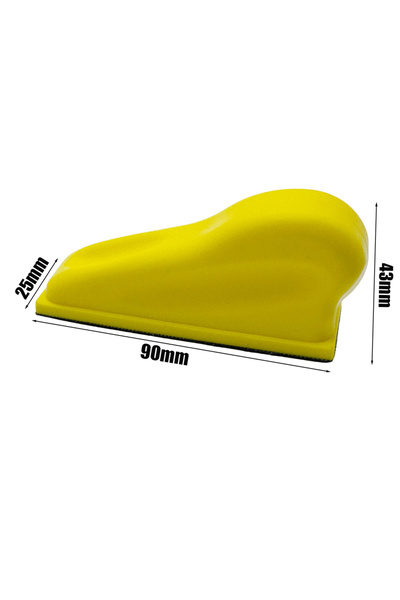 choice2 قطعة واحدة من النوع 3، صنفرة يدوية سوداء، 25 × 90 مم، حامل ورق صنفرة ...