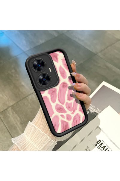 CASEVIBE Realme C55 Compatible, Stylish Panther Patterned, High Quality Silic...