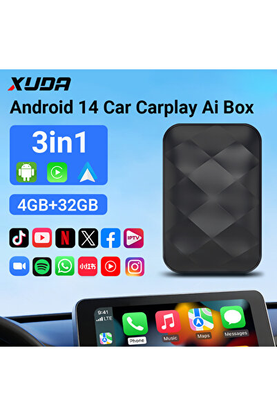 Choice 4 جيجابايت، 32 جيجابايت، XUDA، نظام Android 14، لاسلكي، CarPlay/Androi...