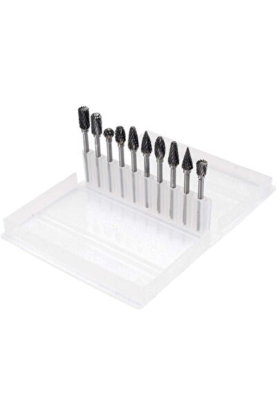 choice2 Round handle 10 Pcs 10pcs Carbide Burr Set, Hard Alloy Tungsten Steel...