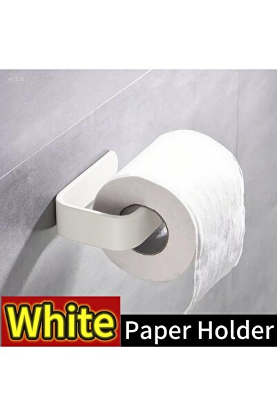 Choice3 style-02-black Plastics Paper Towel Holder Self Adhesive Toilet Roll ...