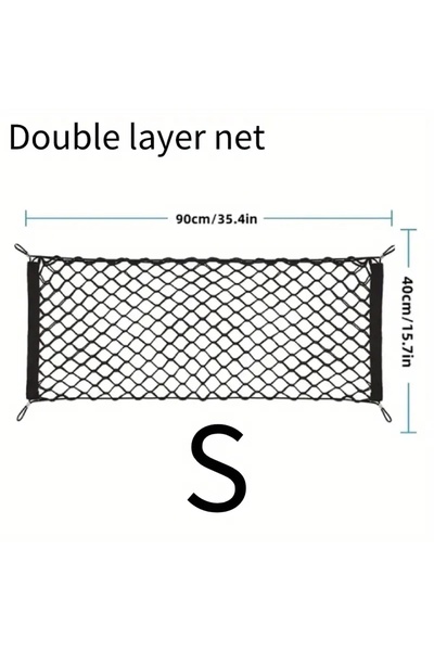 Choice1 شبكة صندوق السيارة S SEAMETAL، حقيبة شبكية عالمية للسيارة، شبكة تخزين...