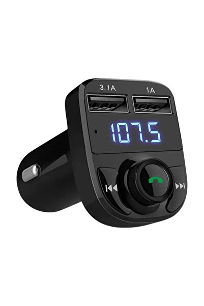 Choice جهاز إرسال راديو FM للسيارة بتقنية بلوتوث 5.0، أسود اللون، مزود بمحول ...