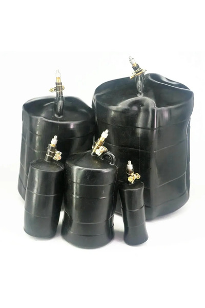 Choice سدادة مطاطية قابلة للنفخ على شكل وسادة هوائية، مقاس 70-80 مم، تناسب حق...