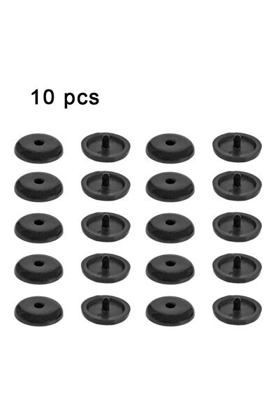 choice2 10 قطع من مشابك تثبيت حزام الأمان للسيارة، بلاستيك مضاد للتآكل، أسود ...