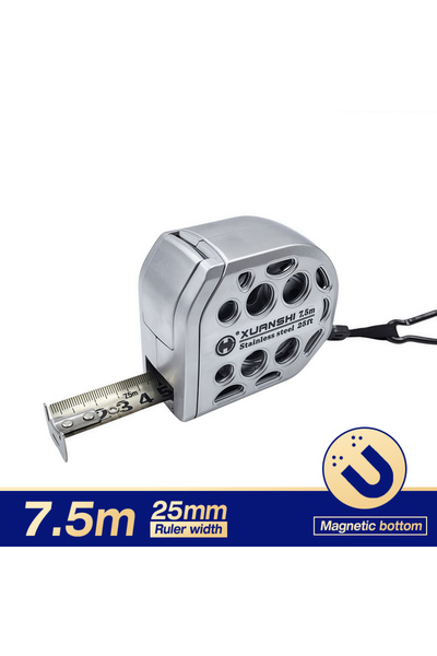 Choice شريط قياس مغناطيسي جديد قابل للسحب عالي الجودة، 7.5 متر × 25 ملم - تصم...