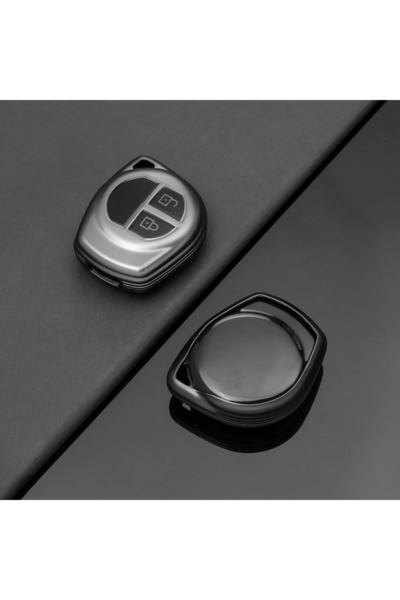 Choice غطاء حماية رمادي اللون من مادة TPU لمفتاح السيارة، متوافق مع سيارات سو...