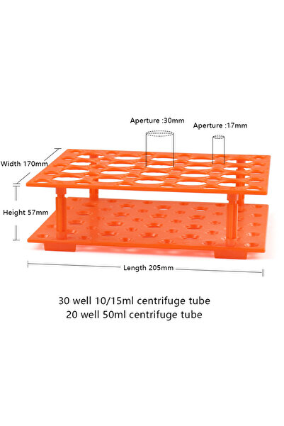 Choice A1 1Pc 10/15/50ml Centrifugal Test Tube Rack Test Tubing Rack Holder S...
