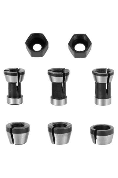 Choice 8 قطع من النوع الأول، محول ظرف قاطع الطحن، 6/ 6.35/8 مم، ملحق لقمة الت...