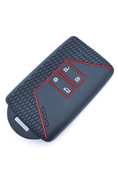 Choice غطاء حماية لمفتاح السيارة عن بعد بأربعة أزرار مصنوع من السيليكون، مناس...