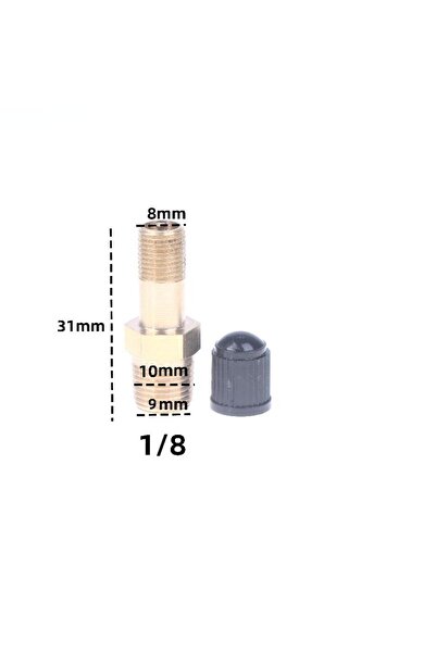 Choice 1-8NPT (YY)1Pc 1/4 NPT 1/8 NPT M10 Air Compressor Tanks Fill Valve Ant...