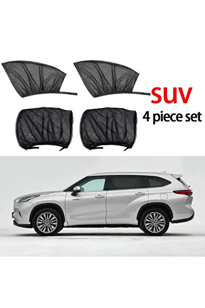 Choice3 مجموعة من 4 قطع لسيارة الدفع الرباعي: مظلات شمسية للسيارة، وشبكات نام...