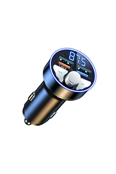 Vikefon جهاز إرسال FM أسود اللون، بلوتوث للسيارة، شاحن سريع PD بقوة 30 واط، م...