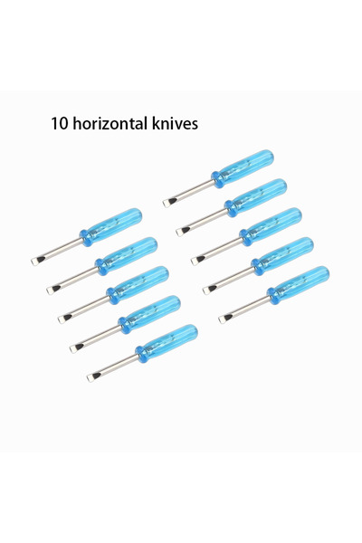 choice2 مجموعة مفكات فيليبس صغيرة مكونة من 10 قطع، برأس متقاطع/أفقي 2 مم، أدو...