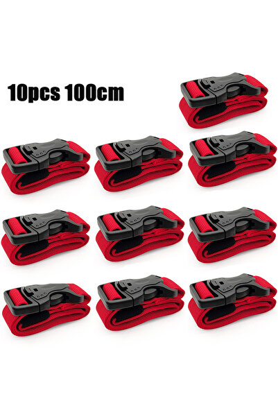 Choice 10pcs 100cm 5/10PCS PPortable Cargo Tie Down Luggage Belt Strap Quick ...