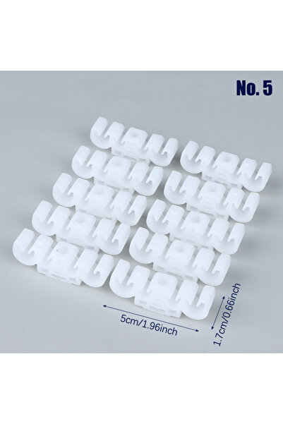 Choice1 C 10PCS دعامة كابل خط فرامل السيارة مشابك خرطوم الفراغ لسيارات فولكس ...