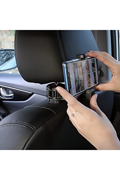 Choice Black Multifunction Car Rear Headrest Hook for Phone