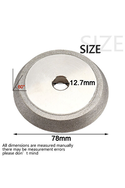 Choice 78mm c 78mm Electroplated Diamond Grinding Wheel Sharpener 45/60 Degre...