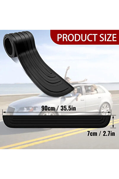 Choice1 90cm Anti-scratch Car Trunk Door Sill Plate Protector Universal Rear ...