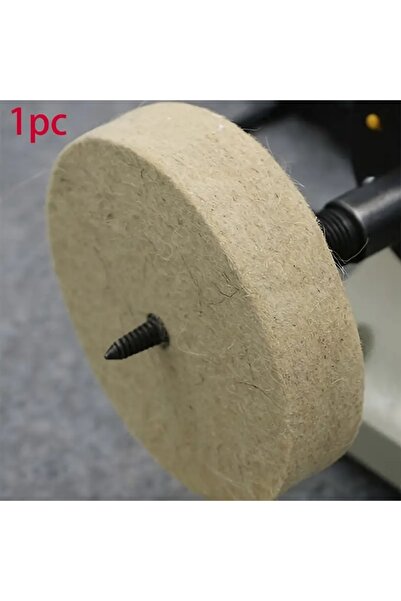 Choice قرص تلميع صوف 3 بوصة، قطعة واحدة، وسادات تلميع، قرص تلميع لباد لعجلة ج...