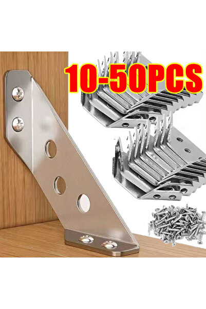 Choice 20 قطعة، 10/20/40/50 قطعة، زاوية فولاذية مقاومة للصدأ سميكة، رمز 90 در...