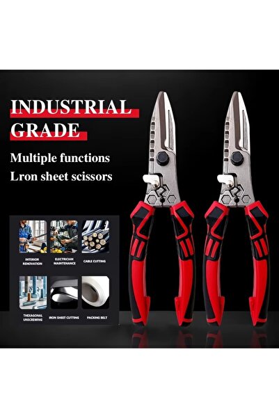 Choice Multi-Functional Electrician Scissors, Crimping Wire Cutting Tool with...