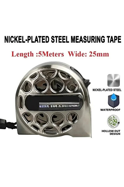 Choice1 شريط قياس متري جديد بطول 5 أمتار وقطر 25 ملم، متوفر بأطوال 3/5/7.5 مت...