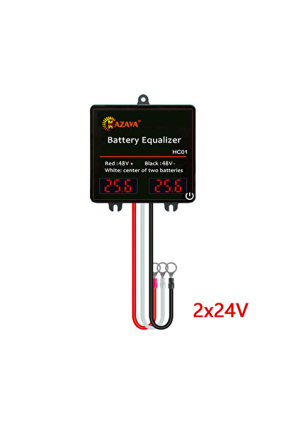 Choice مُوازن بطاريات مازافا HC01، 2 × 24 فولت، بطاريات عرض 2 × 24 فولت، 2 × ...