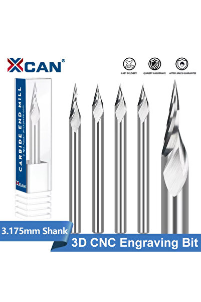 choice2 3.175 مم × 20 مم × 0.1 مم، قطعة واحدة من XCAN، رأس نقش ثلاثي الأبعاد ...