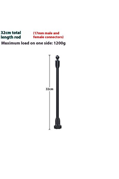 Choice حامل هاتف مرن قابل للدوران 360 درجة، طوله 32 سم، قطعة واحدة، مزود بكرة...