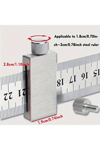 Choice مسطرة فولاذية قابلة للتعديل، قطعة واحدة، أداة قياس احترافية للمصممين و...