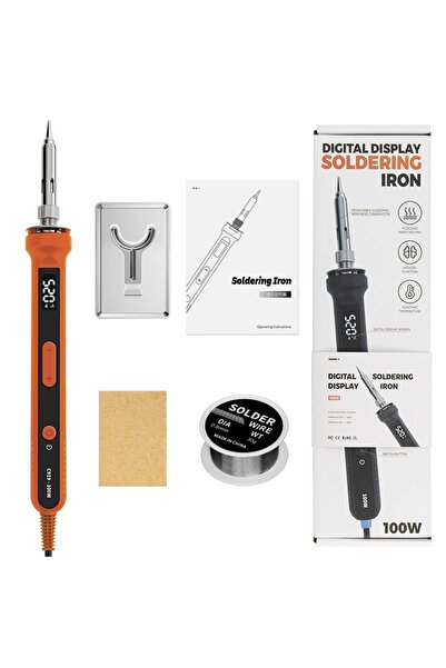 Choice 4ps Set 100W Digital Electric Soldering Iron Kit Set 220V Temperature ...