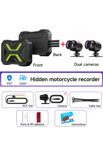 Choice كاميرا M802 مع مسجل فيديو رقمي JIUYIN للدراجات النارية، كاميرا حركة مز...