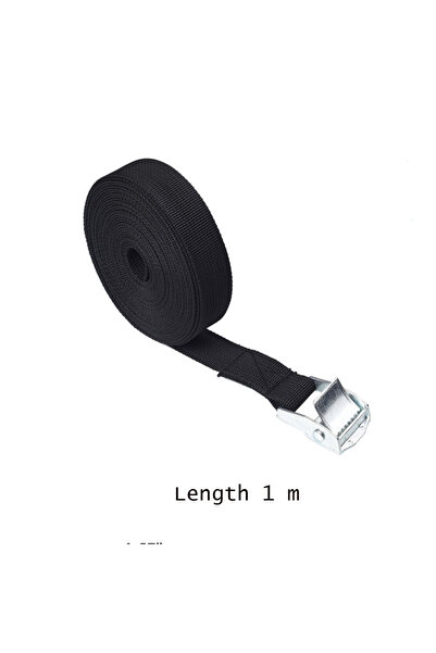 Choice أحزمة ربط سوداء بطول متر واحد، قطعة واحدة، أحزمة ربط قابلة للتعديل، أح...