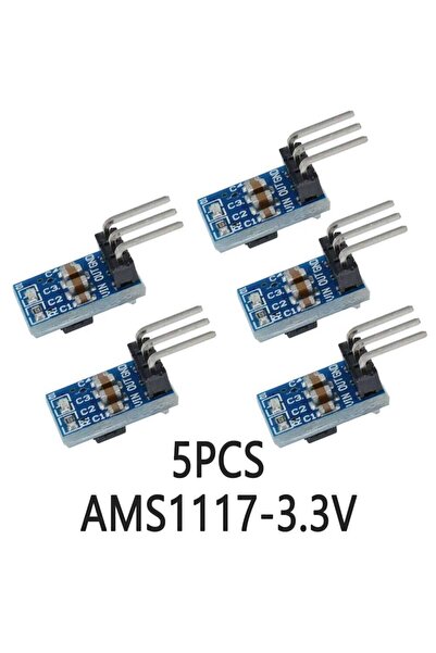 Choice 5 قطع من 4.5-7 فولت إلى 3.3 فولت، 10 قطع/5 قطع، منظم جهد AMS1117 ثلاثي...