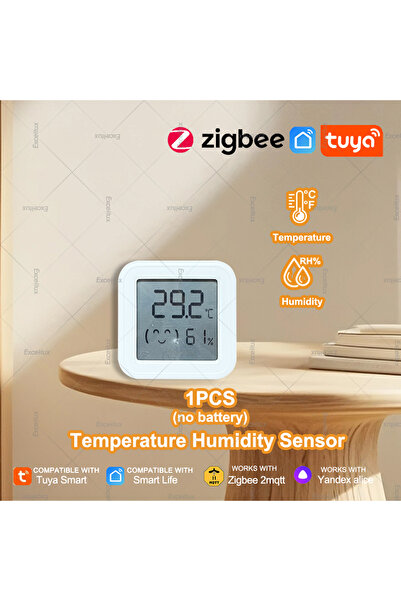 Choice قطعة واحدة من مستشعر درجة الحرارة والرطوبة الذكي من تويا بتقنية زيجبي،...
