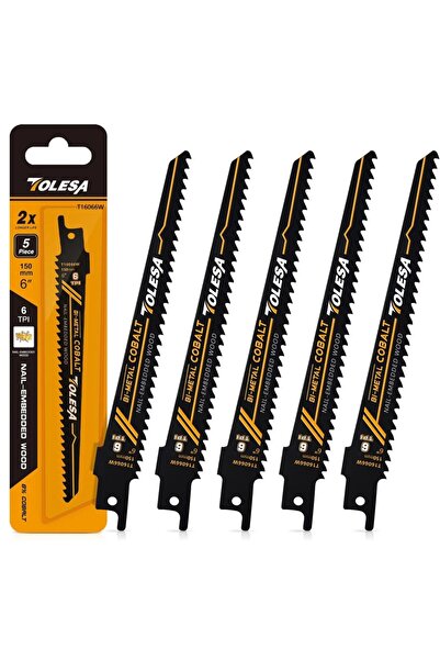 Choice شفرات منشار ترددي متعددة الأغراض من تولسا، 1.3 مم، 6 بوصات (150 مم)، 6...